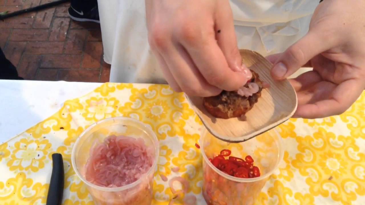 Feast Portland 2015 brunch dish in the making