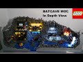 Lego Batman Batcave MOC (In Depth View)