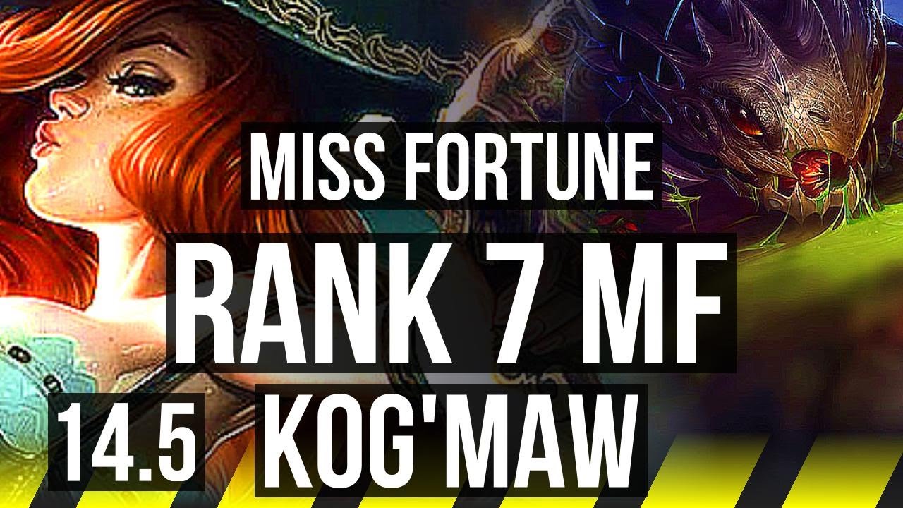 MF & Rumble vs KOG'MAW & Nautilus (ADC) | Rank 7 MF, 15/3/8, Legendary | NA Challenger | 14.5