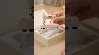 World’s Cutest Mini Sewing Machine! 🌸✨ #shorts #kinzasboutique #sewingmachine #unboxing