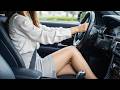 後ろ姿美人 | 【同行者目線】社用車で外回り営業するキャリア美女たち / Office Ladies Driving to a Business Meeting