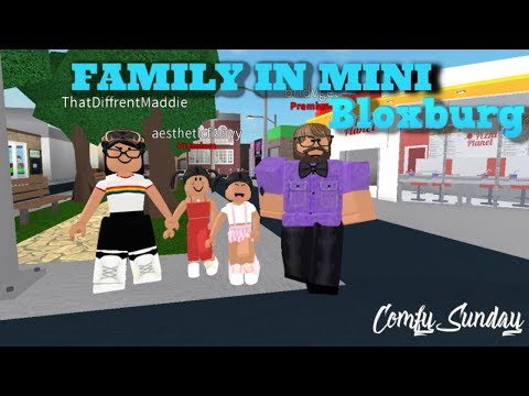 Family Lives In Mini Bloxburg Roblox Bloxburg Youtube - comfy sunday roblox character