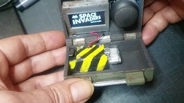 ESP8266 Space Invaders in Buckle box