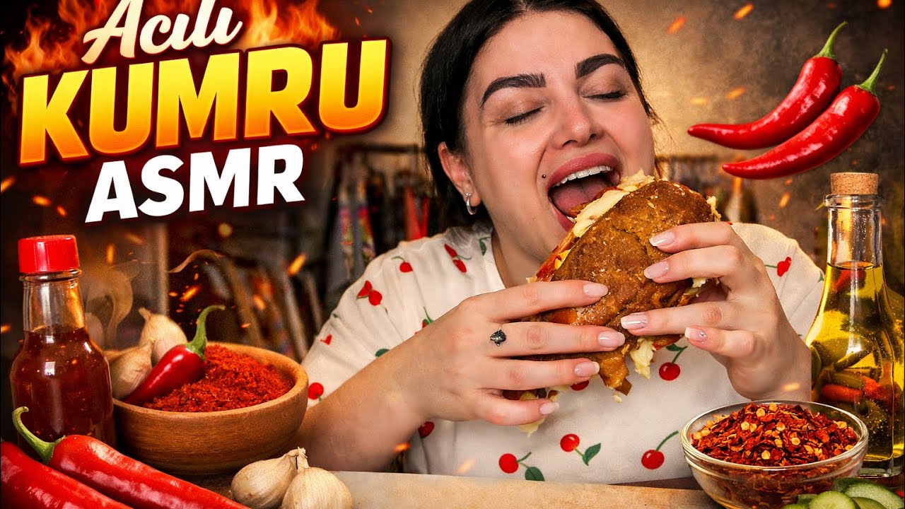 Efsane acılı kumru denedim!  Dayanabilcekmiyim🔥#food #asmr 