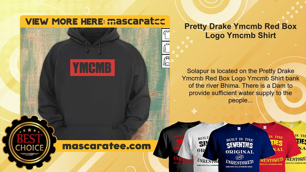 Pretty Drake Ymcmb Red Box Logo Ymcmb Shirt