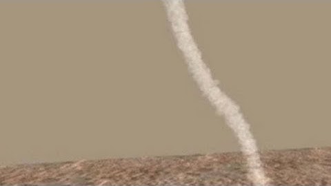 Dust Devil On Mars