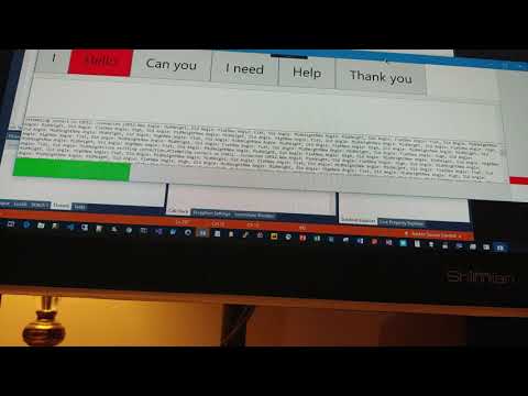 micro:bit Text to Speech Input Device Prototype for my Grandma