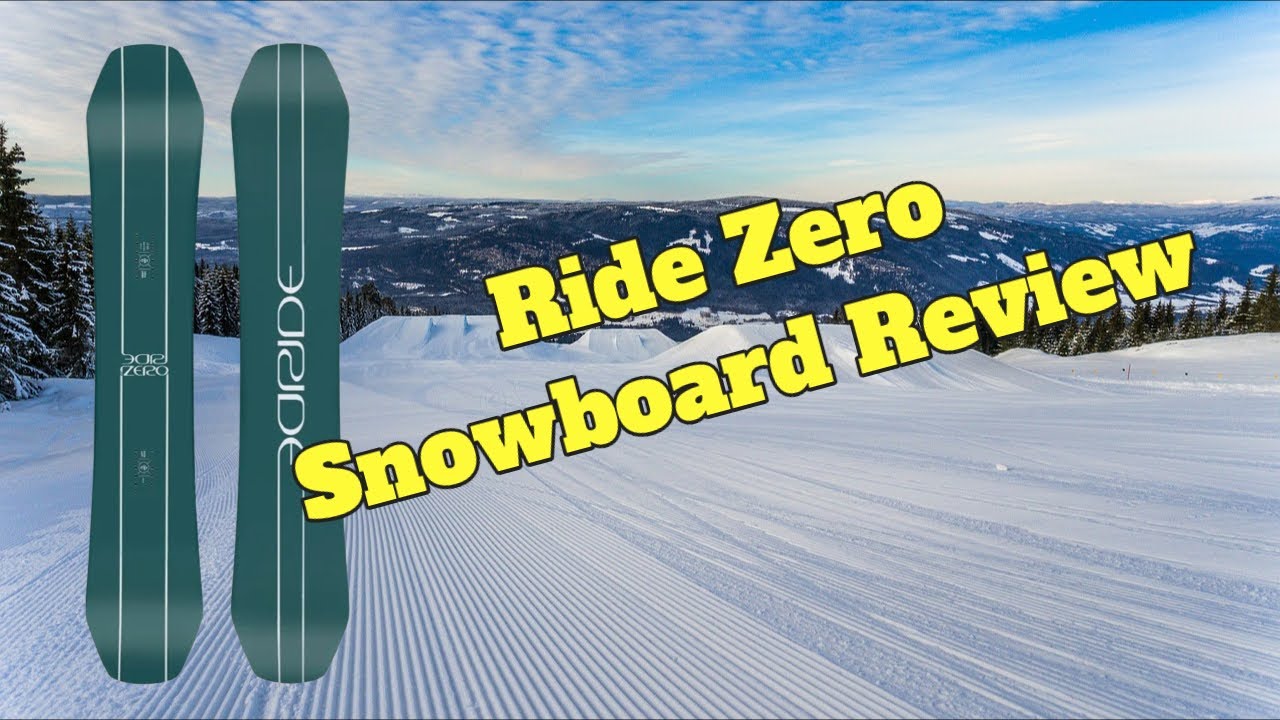 The 2024 Ride Zero Snowboard Review YouTube