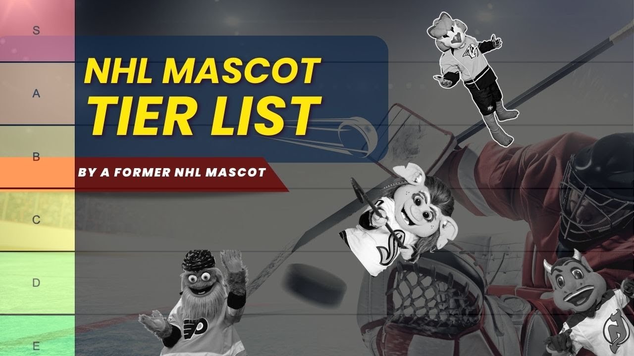 An NHL Mascot Tier List done by a former professional hockey mascot for