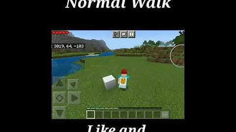 How to run Fast in Minecraft PE | TriFace Games Tutorial #2