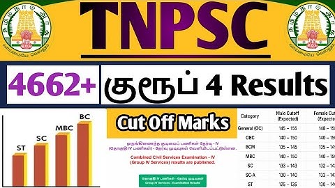 🔴TNPSC 🤩GROUP 4 ரிசல்ட் வெளியீடு அதிரடி அறிவிப்பு! | VAO, JA, TYPIST கூடுதல் பணிகள் Cutoff வெளியீடு