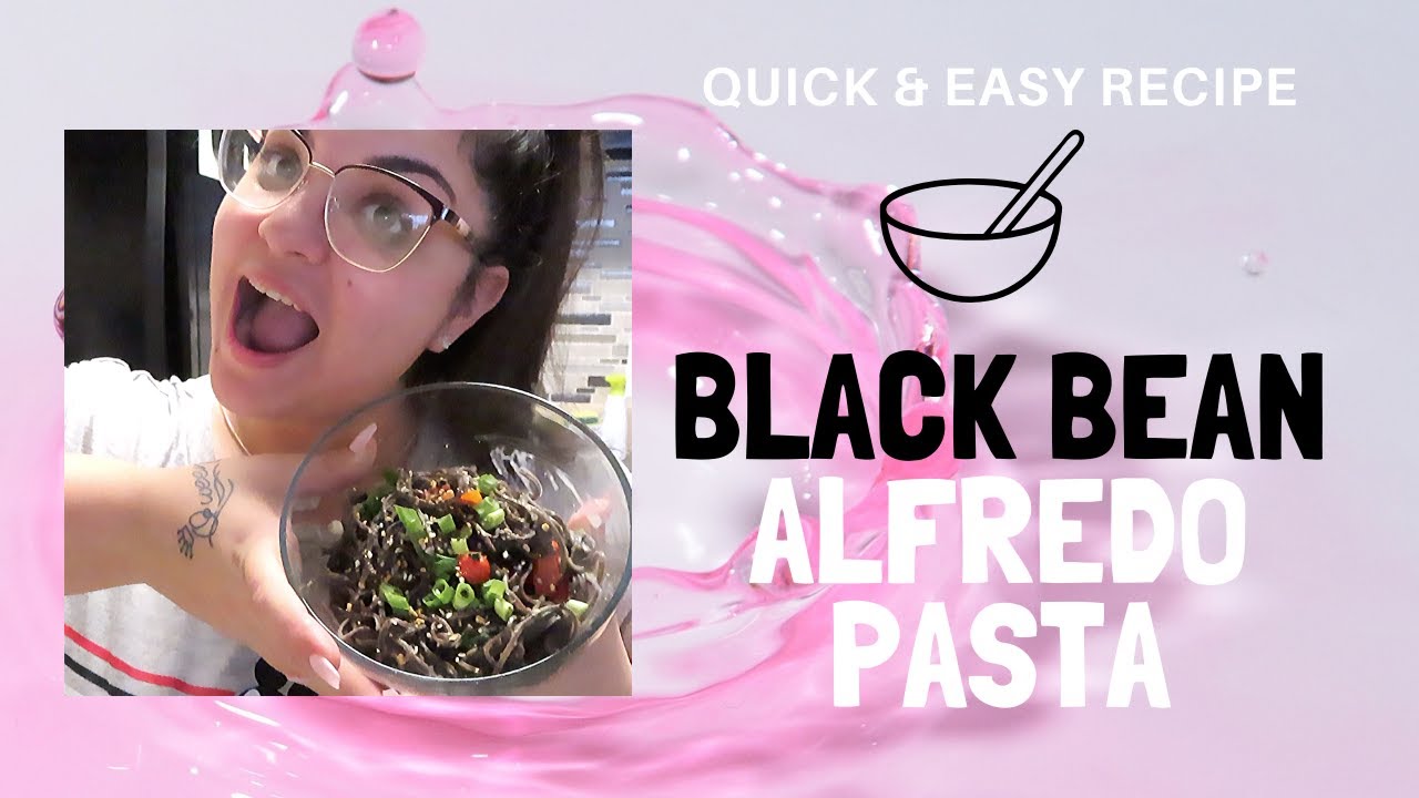 INCREDIBLY TASTY BLACK BEAN ALFREDO PASTA RECIPE YouTube