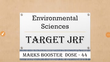 Target JRF | environmental sciences| nta net jrf| most important topics| mind mapping