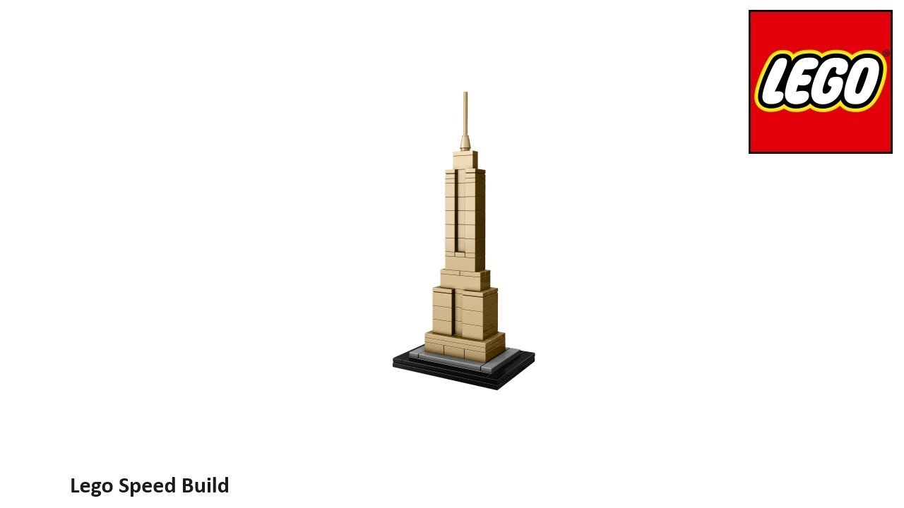 Lego Architecture 21002 Empire State Building Speed Build