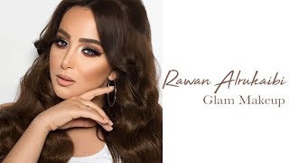 Glam makeup with Rawan Alrukaibi مكياج مع روان الركيبي