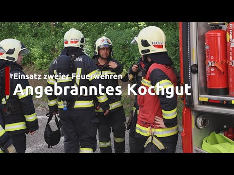 Schaulustige im Weg: Einsatz bei angebranntem Kochgut in einer Wohnung in Wels-Vogelweide