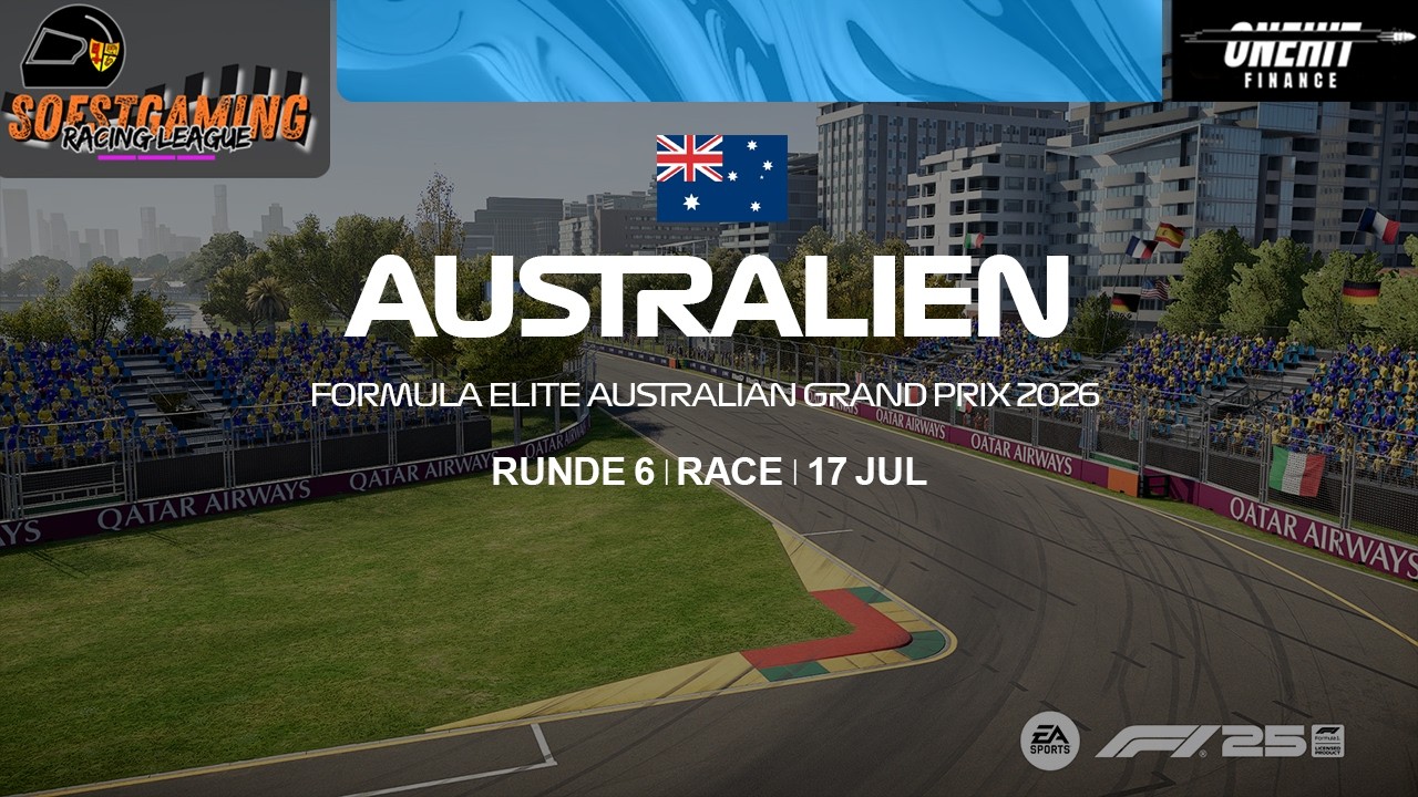 Soestgaming Racing League | Season 4 | Rennen 06 | Melbourne | powered by OneHit Finance