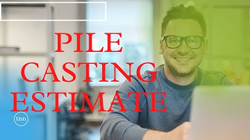 how to do Pile casting esimate in excel for Civil Engineer