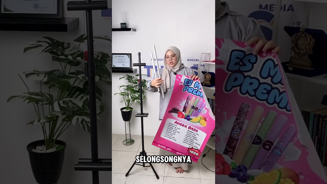 Episode 193| Tutorial Pasang TripodTutorial pasang banner ke tripod banner🥳#PamerinBisnisMu Ikutan