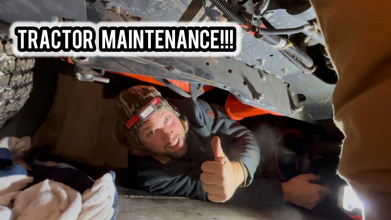 Техническое обслуживание трактора Kubota BX2370!