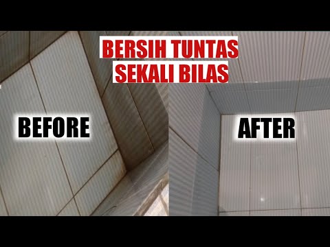 TIPS MEMBERSIHKAN KAMAR MANDI BERKERAK CUKUP SEKALI BILAS