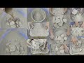 multani mitti || shapes paste pouring asmr || satisfying muddy lake mixing at the end || Prt3 💛💛🤎💙🧡