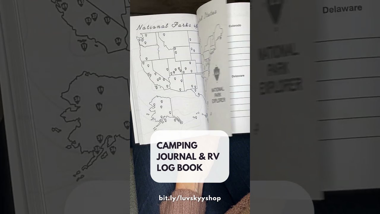 Flip Through My Camping Journal With Me