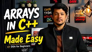 Array in C++ Explained From Zero | DSA Tutorial for Beginners