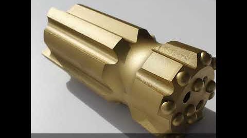 Top hammer rock drilling tools VS retrac button bits