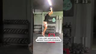7 BOX JUMP VARIATIONS TO IMPROVE YOUR EXPLOSIVENESS #shorts