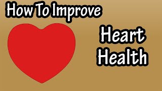 In this video we discuss some things that you can do to help improve
your heart health. cover of the benefits consistent exercise, getting
good q...