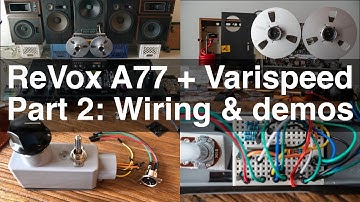 🛠️ ReVox A77 + DIY Varispeed, Part 2: Finished build, tape loop / echo / dub demos w/AKAI MPC 2500 🔊