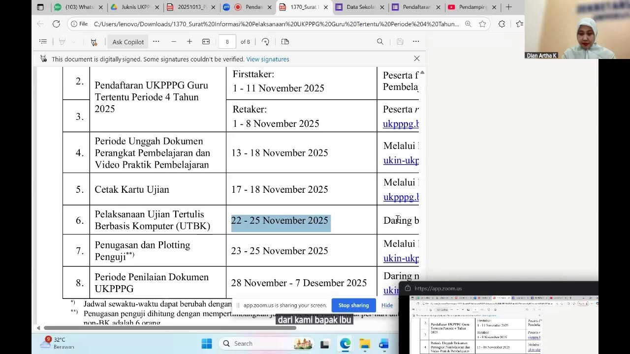 Pendampingan UKPPPG Guru Tertentu Tahap 3 Tahun 2025