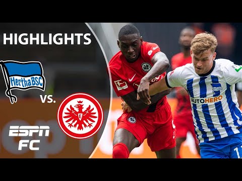 Late VAR drama as Hertha Berlin and Eintracht Frankfurt draw | Bundesliga Highlights | EPSN FC