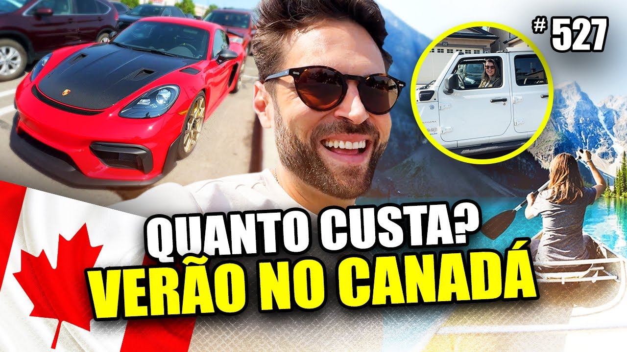 OSTENTANDO no Canadá? Quanto custa curtir o VERÃO? - Calgary, Alberta #527