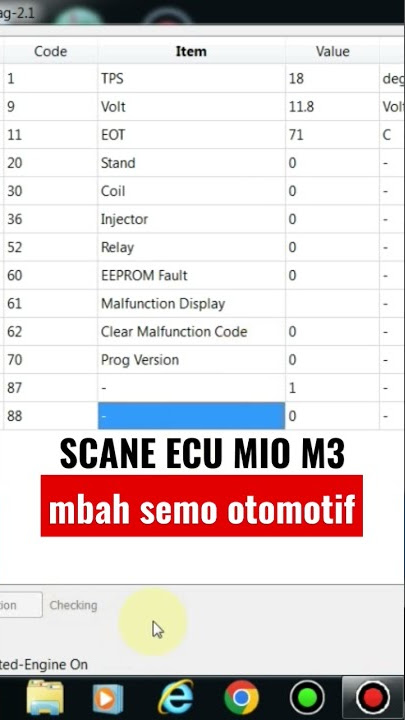 RESET ECU MIO M3
