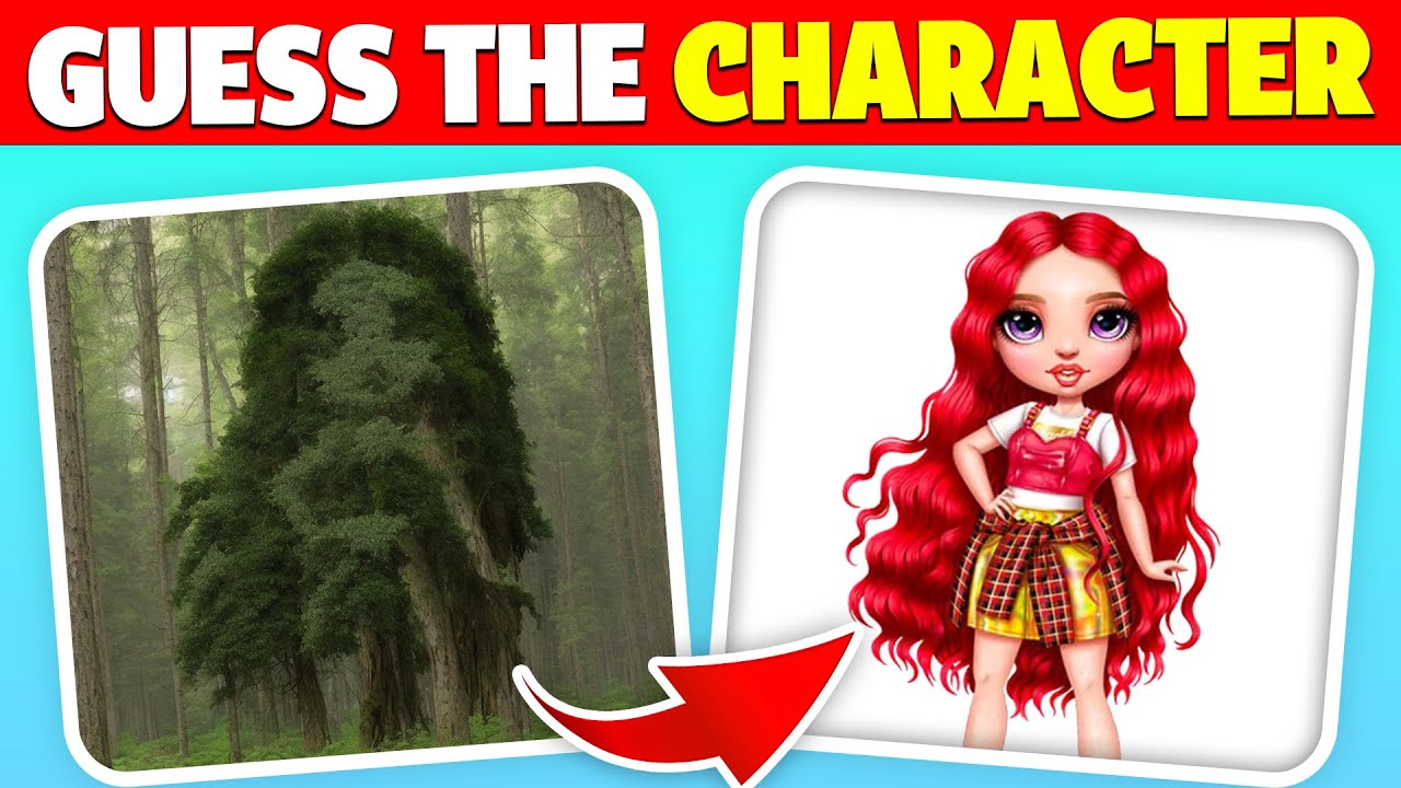 Squint Your Eyes to Guess The Rainbow High Characters Hidden by ILLUSION! | Ruby Anderson