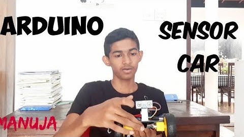 Sinhala Arduino ultrasonic  sensor car