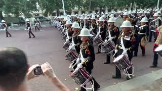 Massed Bands of the Royal Marines Beating Retreat 2022