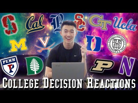ALL OF MY COLLEGE DECISION REACTIONS! (10+ Acceptances!) | Waddle&rsquo;s College Decision 2019!