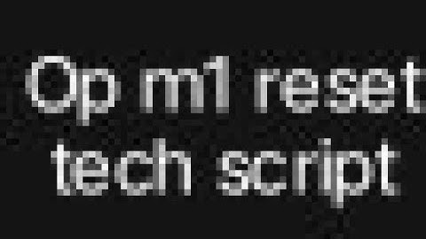 *M1 reset tech* script op | the strongest battleground