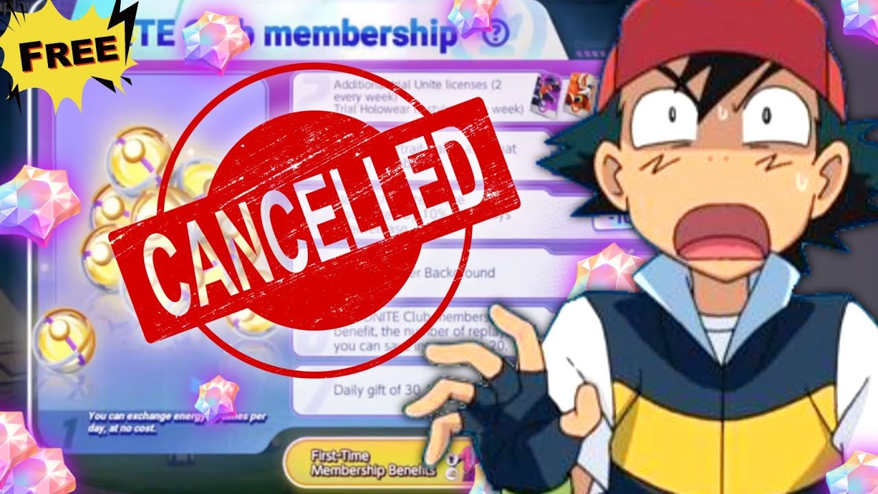 Pokemon unite Membership free trial end🤯🤯 