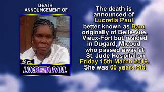 Lucretia Paul short