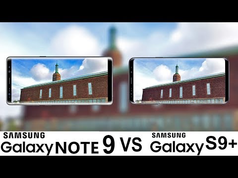 Samsung Galaxy Note 9 Vs Galaxy S9+ Camera Test