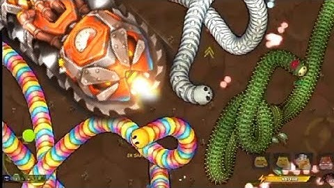 Rắn săn mồi 2021-Game con giun đất Chuyên đi săn-Little Big Snake.io#37