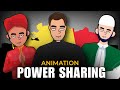 Power sharing animation one shot sst class 10 by padhle