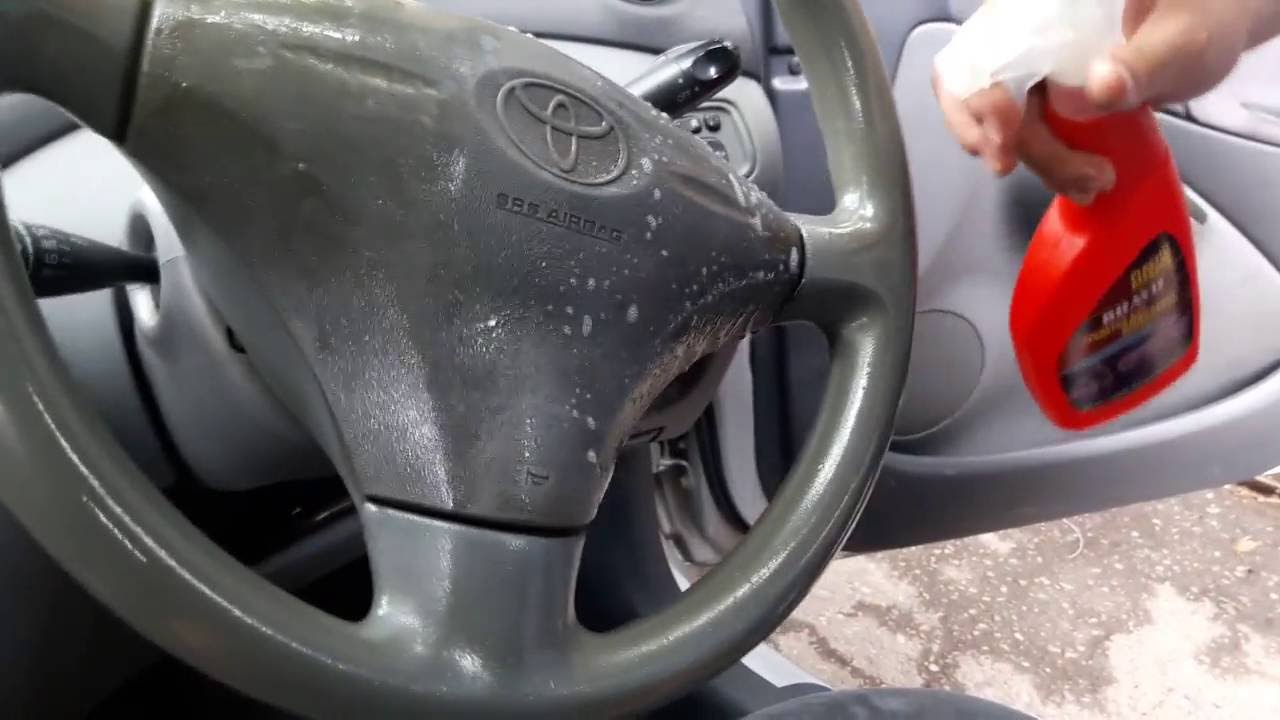 Чем отмыть пластик в салоне автомобиля рено логан
