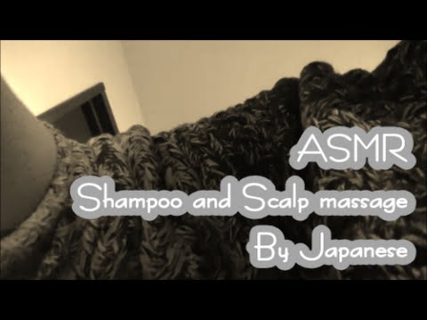 【ASMR/Binaural】Shampoo and Scalp Massage Roleplay(Japanese)シャンプー&頭皮マッサージ動画