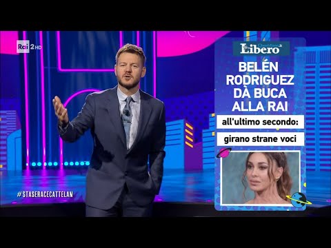 Cattelan sull'assenza di Belen Rodriguez - Stasera c'è Cattelan su Rai2 26/09/2023