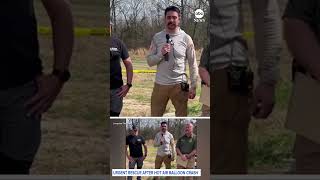 Urgent rescue after hot air balloon crash